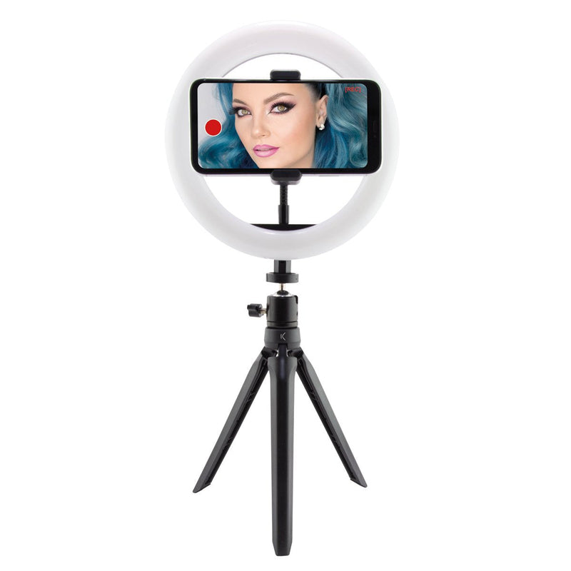 Ksix Kit Studio Live Ring LED With Tripod Smartphone