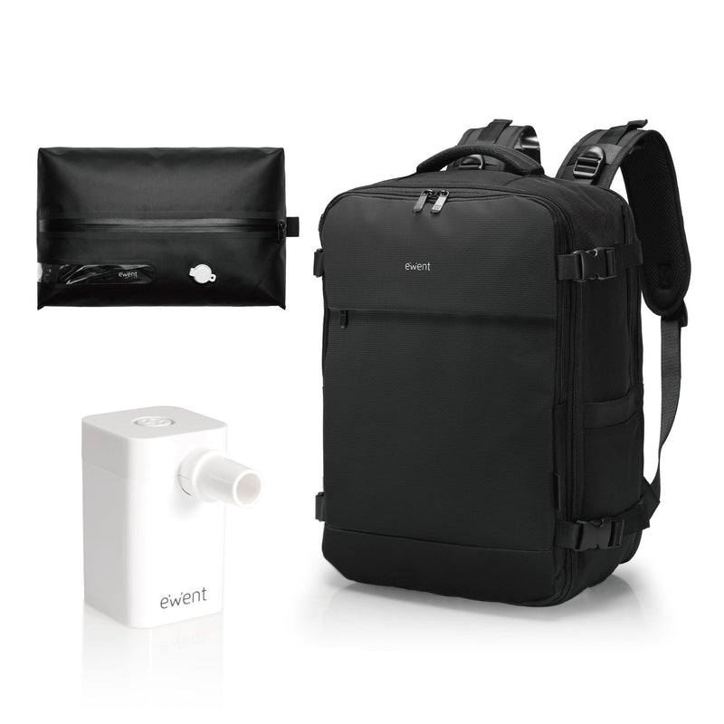 Ewent Backpack Travel Imperm. 24LCARGA USB-A/C 16.1