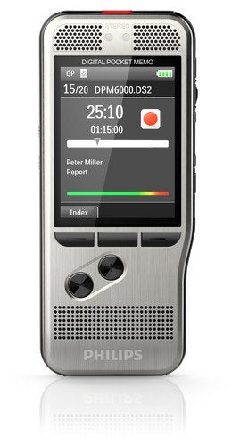 Philips Pocketmemo Writer Voice DPM6000, Dictáfono Digital, Software Dictado Speechexec Basic