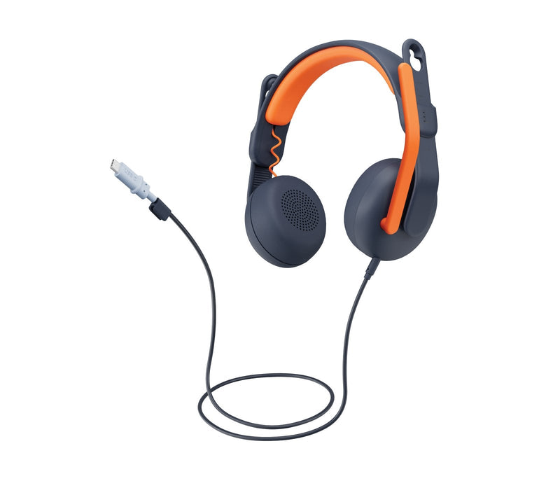 Logitech Zone Learn On-ear Wired Headset For Learners USB-A Headphones With Diadema With Micro Oreja Reemplazo