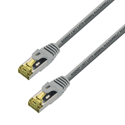 Aisens Network Cable RJ45 Lszh CAT.7 600MHZ S/FTP Pimf AWG26 - 5M - Grey — image 1