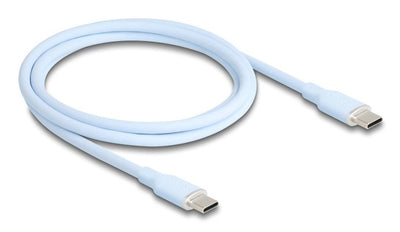 Delock USB 2.0 USB Cable Typ-c St PD 3.0 60W 1M Blue — image 1