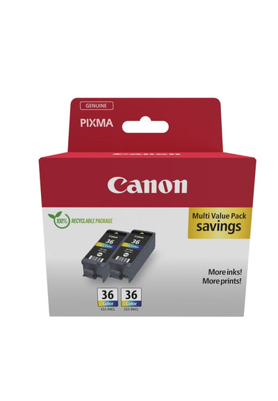Canon Multipack Varios Colours CLI-36 Multicolour Twin 1511B025 — image 1