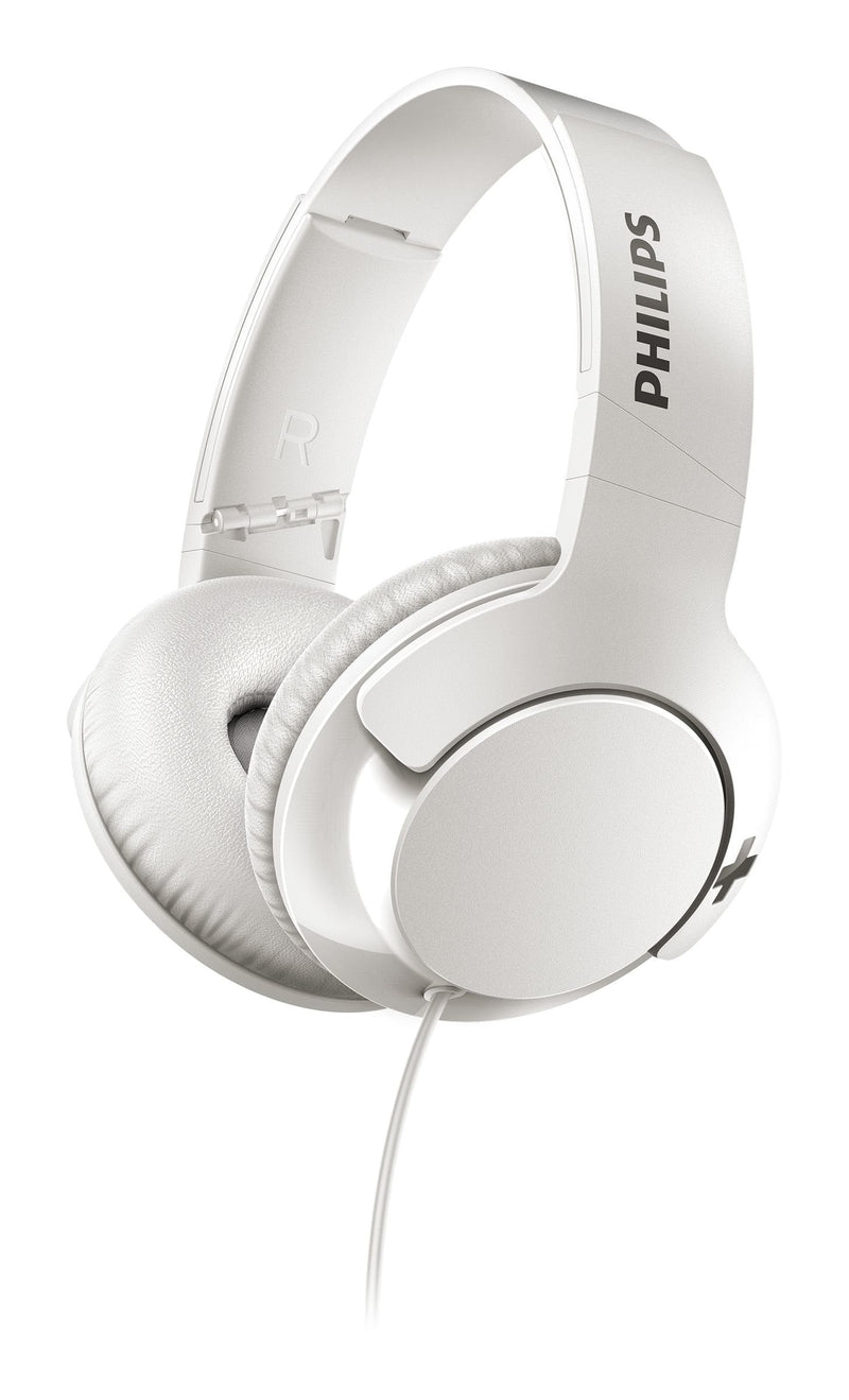 Philips Headphones Bass + Microphone SHL3175WT White