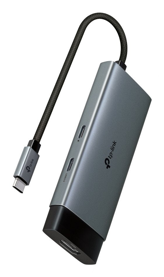 TP-Link Adapter USB-C UH5020C a 1x HDMI Female 4K 60HZ 2x USB 3.0 1x USB-C Pd 100W 1x USB-C