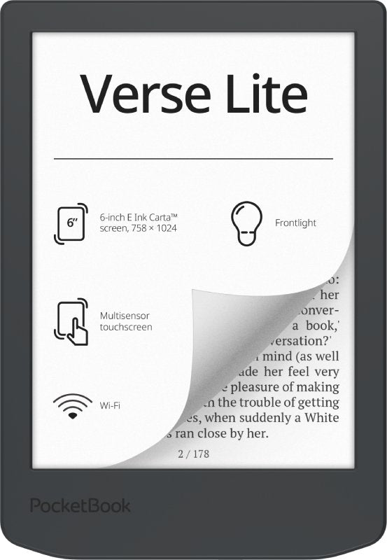 Pocketbook Verse Lite Lectore E-book Screen Touchscreen 8GB Wi-Fi Grey