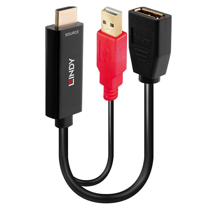 Lindy 38289 Convertidor HDMI a DisplayPort 3840 X 2160 Pixels