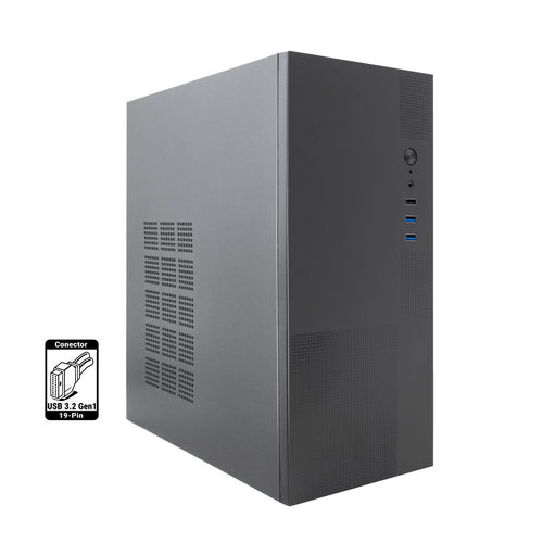 Coolbox PC Case M440 MATX + Power Supply FORCE500 80+ Bronze — image 1