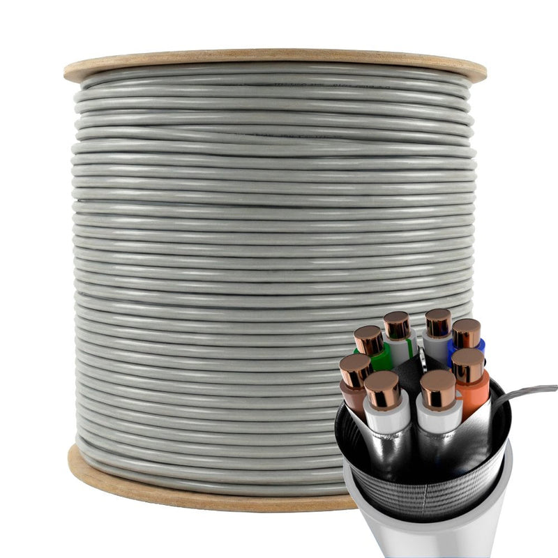 Phasak Bobina Cable RJ45 SFTP Phr 660 CAT.6 305M Grey