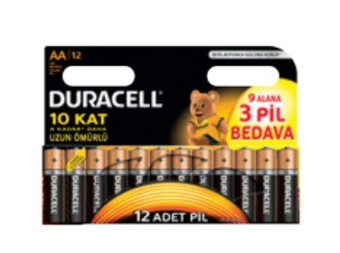 Duracell 5000394203334 Pack 12 Battery Doméstica Battery Body Only Uso Aa Alcalino — image 1