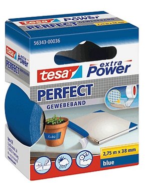 Tesa Tape Fabric Extra Power Perfect 2,75M 38MM Blue
