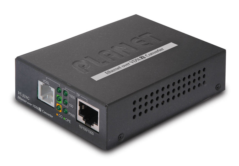 Planet VC-231G Convertidor Medio 1000 Mbit/S Black
