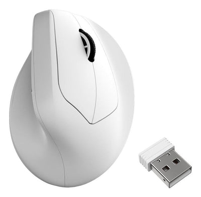 Keychron M5 Wireless Mouse Ergonómico, 8000 HZ Polling Rate, 2,4GHZ/Bluetooth 5.3/Cable Sensor Pixart 3950, 30 — image 1