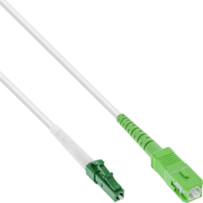 Inline Cable Simplex Fibre Optic , Ftth, Lc/Apc 8° a Sc/Apc 8°, 9/125?M, OS2, 0,5M