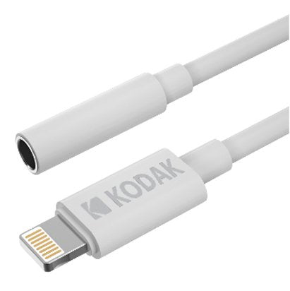 Kodak Cable Aux a Lightning 11CM Case White
