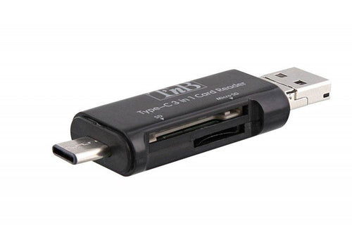 Tnb Card Reader SD And microSD 3 1 Pocket Memory Card Reader (sd / microSD) - Compatible With All Devices: USB — image 1