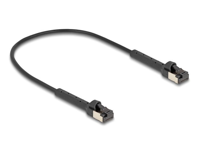 Delock Cable 80932 Network Black 0,25M CAT.6A U/FTP (STP)