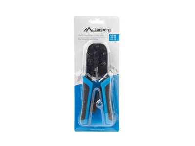 Lanberg Crimpadora NT-0201,PELACABLES, Connectors RJ9/RJ11/RJ12/RJ45,AZUL And Black — image 1
