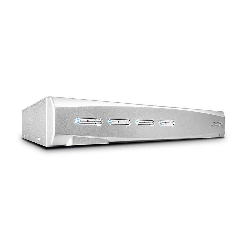 Lindy KVM Switch Pro 4 Port DisplayPort 1.2