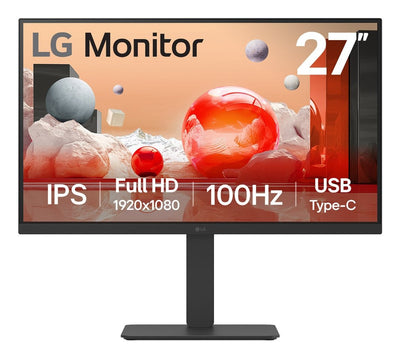 LG Monitor 27BA650-B 27 1920 X 1080 Pixels Full HD LCD Black 27BA650-B.AEU — image 1