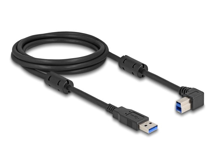 Delock USB 5Gbps Cable Type a Connector Male a Type B Connector Male 90° Derecha Angulado 2M