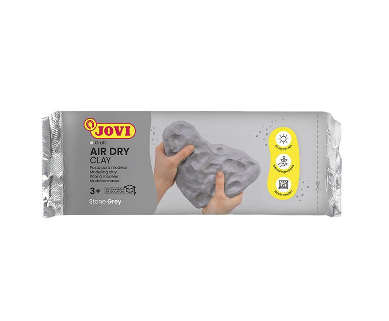 Jovi Air Dry Pastilla Pasta Modelar Endurece Air 500GR Grey