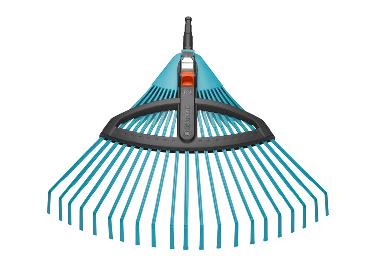Gardena Rake Plastic Combisystem Teeth Plastic Wide 35A 52CM