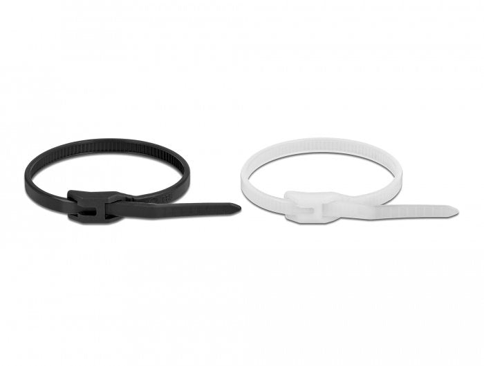 Delock Brida Cables With Cabeza Plana 280 X An 3,6MM 100 Pieces