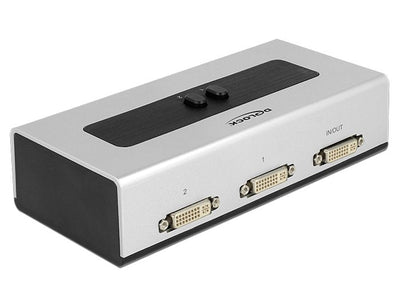 Delock Switch DVI 2-PUERTOS Manual Bidireccional - 87664 — image 1