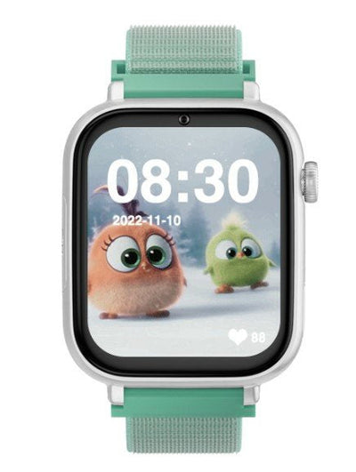 Savefamily Smartwatch White Casing + Mint Green Fabric Strap Sf-sw + B.ctvm — image 1