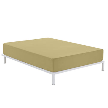 Fitted sheet Alexandra House Living Sand 150 x 200 x 30 cm