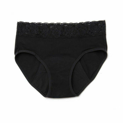 Menstrual panties Platanomelón PM666-1 Black Lace