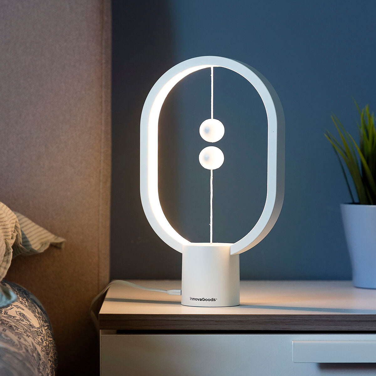 Balance Lamp with Magnetic Switch Magilum InnovaGoods White 3 W (Refurbished B)
