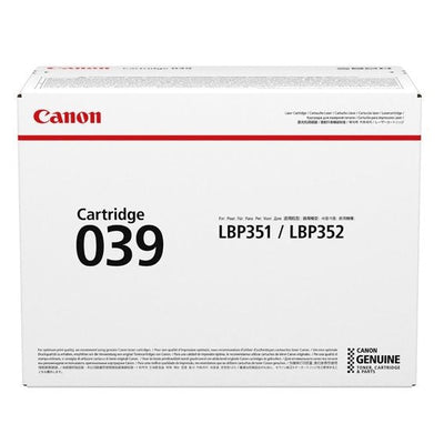 Canon Genuine Toner 039 Black Imageclass LBP351DN, LBP351X, LBP352DN, LBP352X, I-sensys LBP351X, LBP352X, Sate — image 1