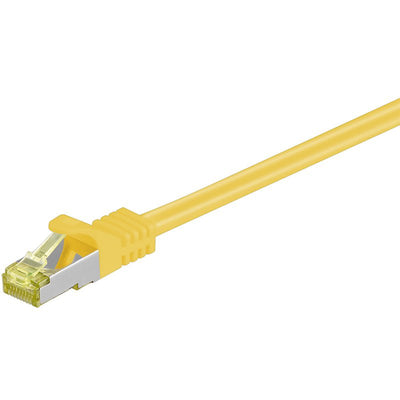 Goobay Network Cable CAT.7 S/FTP (pimf), Yellow 0.50M 91575 — image 1