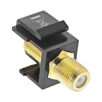Adapter Keystone Cable Satélite, 2X Connectors F, White — image 1