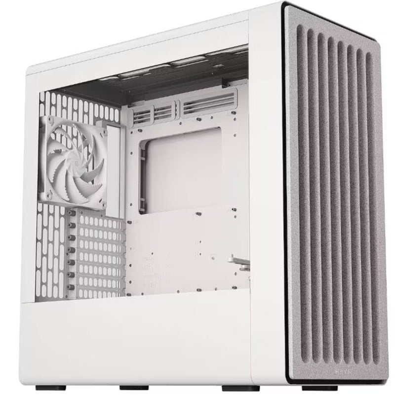 Havn PC Case Bf 360 Flow Midi-tower, E-atx, Tempered Glass - White