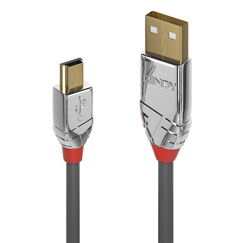Lindy USB 2.0 Cable Typ a/Mini-b Cromo Line M/M 2M