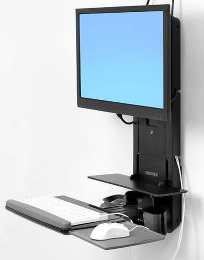 Ergotron Sit-stand Vertical Lift, Patient Room - Kit Fijación (handgelenkkissen, Maushalterung, Vertical Verst — image 1