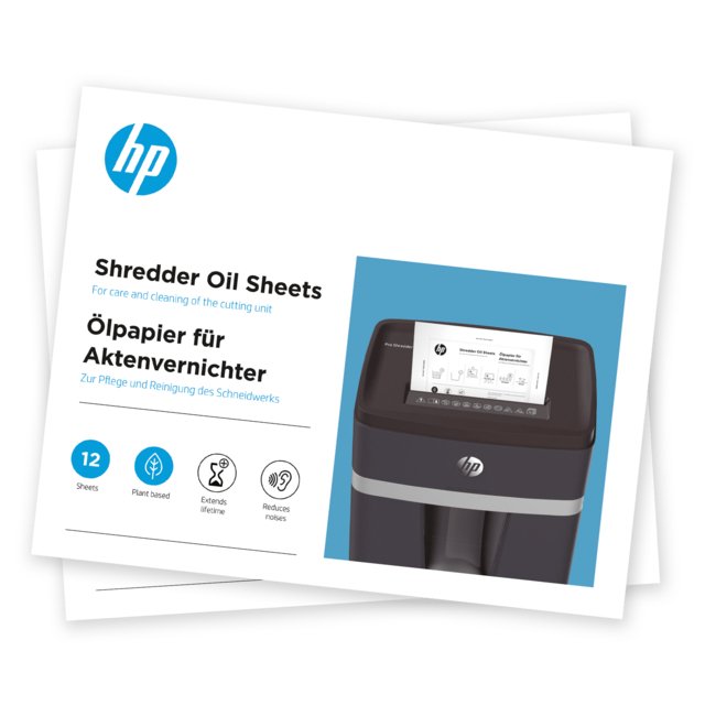 HP 9133 Accesorio Destructoras Paper Hojas Lubricantes 12 Pieces