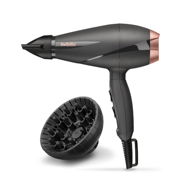 Babyliss Hair Dryer Hair AC 6709DE 2100W Difusor Ionico Grisrosa — image 1