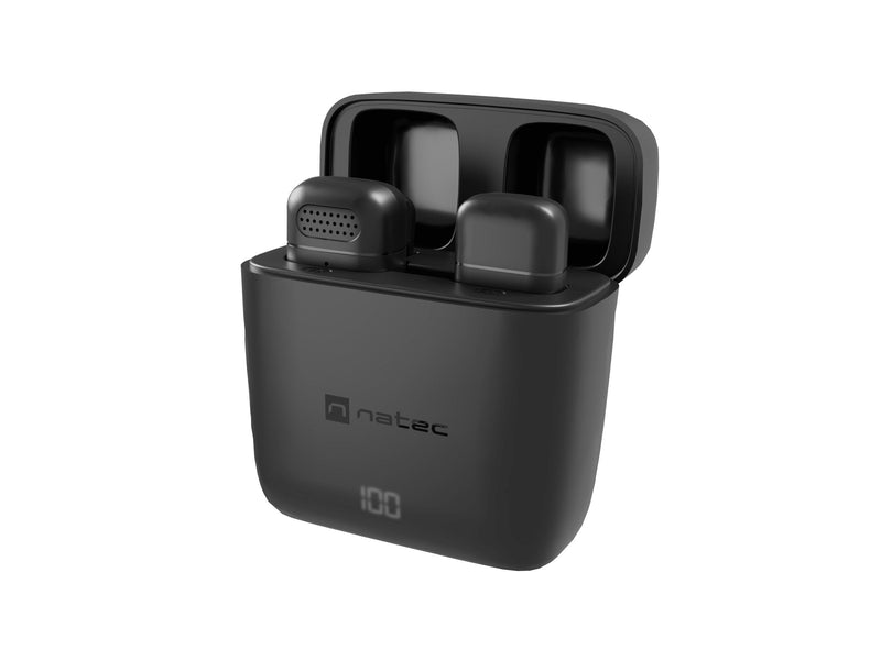 Natec Microphone Smartphone Hopper Lavalier Wireless USB-C