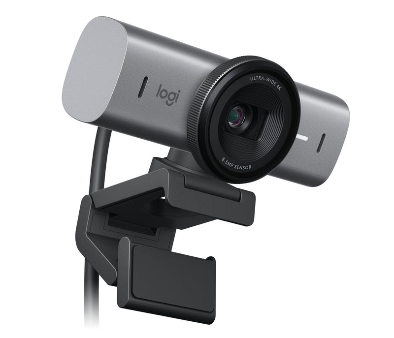 Logitech Webcam Mx Brio 705 For Business 4K Silver/Black Ai Image Enhancement, Rightsight, Rightlight