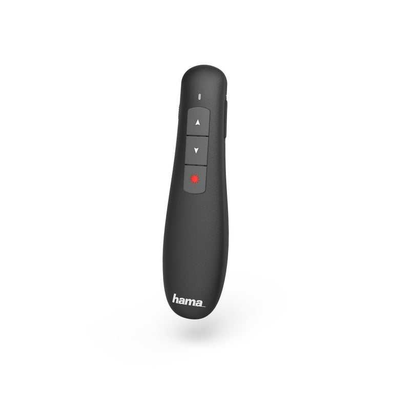 Hama Puntero Wireless X Pointer, Puntero Láser Colour Red With Control Volumen, Range 12 Metres Receptor Usb,
