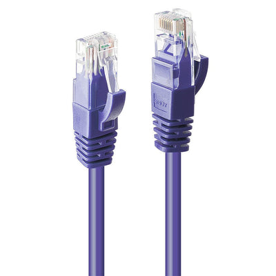 Lindy 48120 Network Cable Violet 0,3M CAT.6 U/UTP [UTP] (Lindy U/UTP Patchcord CAT.6. Cu. Purple. 0.3M) — image 1