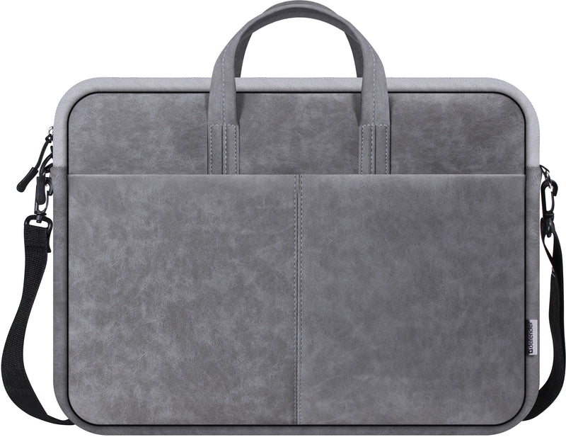 Bag Solid Leather 15,6 Pulgadas Grey