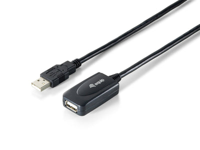 Equip USB Cable 2.0 Type a/a (alargo Activo ) 15M M/H Black 133311 — image 1