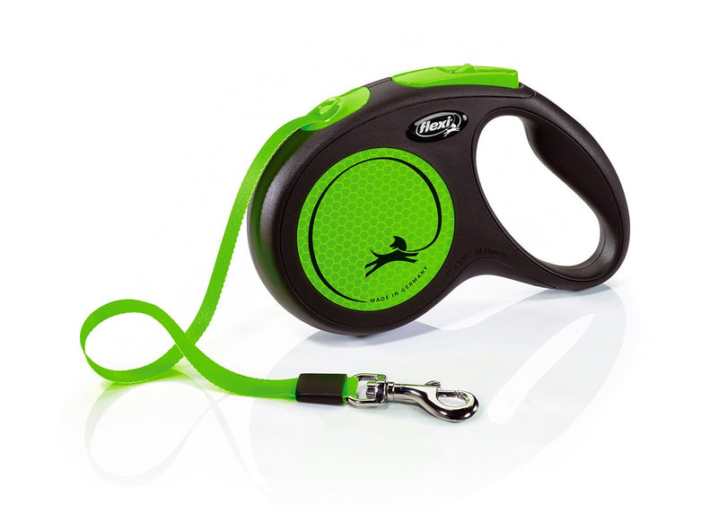 Flexi New Neon M 5M Yellow Perro Strap Retractable
