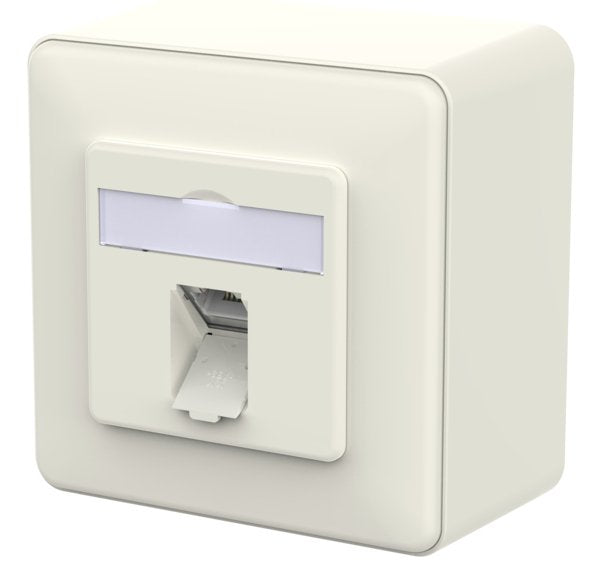 Metz Connect 130D370002-I Socket Power RJ-45 White