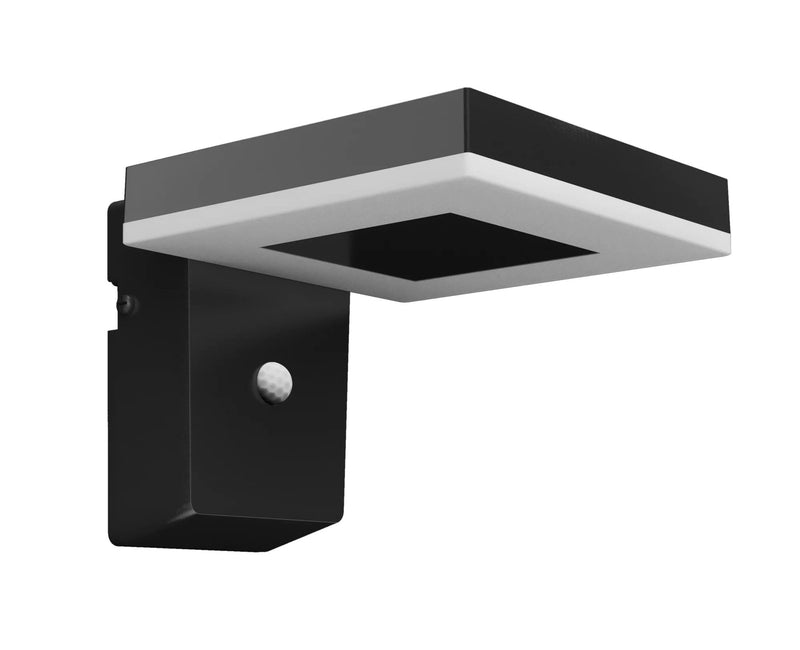 Philips Wall Light Solar Mural Square Ultraeficiente, IP44 1,3W, 250IM 3000K, Light Cálida,